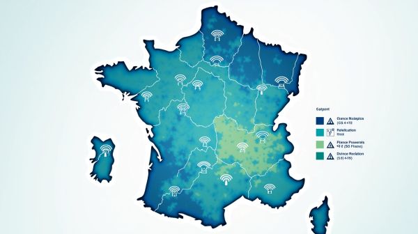 La carte des antennes mobile 3G, 4G et 5G en France